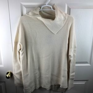 Allsaints Hettie Pullover Sweater Oversized Ivory